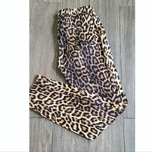 Zara leopard print size M dress pants